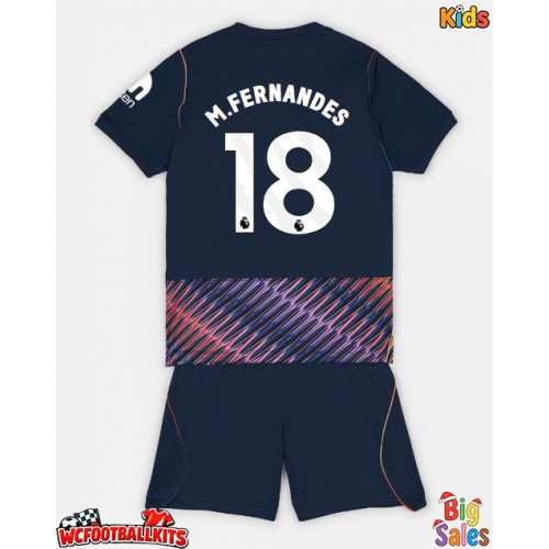 Tottenham Hotspur Mateus Fernandes #18 Replica Away Stadium Kit for Kids 2026-27 Short Sleeve (+ pants)